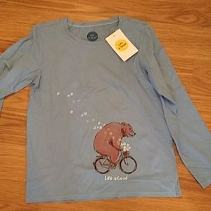 NWT Blue long sleeve shirt